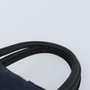 CELINE C Sulky Boston Bag Canvas Navy Auth 166863-8