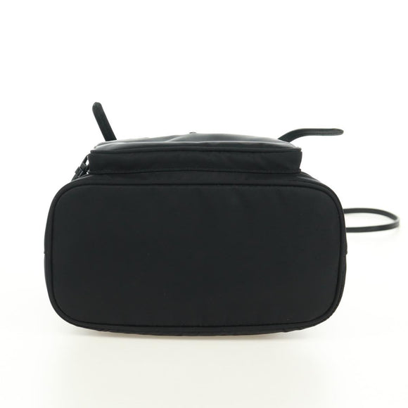 PRADA Hand Bag Nylon 2way Black Silver 1BA207 Auth 166882SAM