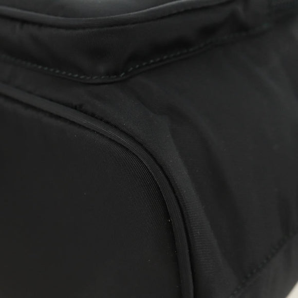 PRADA Hand Bag Nylon 2way Black Silver 1BA207 Auth 166882SAM