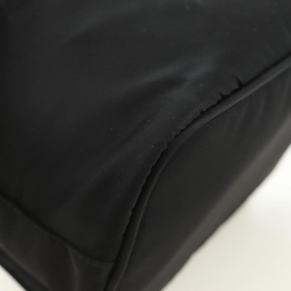 PRADA Hand Bag Nylon 2way Black Silver 1BA207 Auth 166882SAM