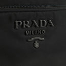 PRADA Hand Bag Nylon 2way Black Silver 1BA207 Auth 166882SAM-22