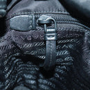 PRADA Hand Bag Nylon 2way Black Silver 1BA207 Auth 166882SAM-29
