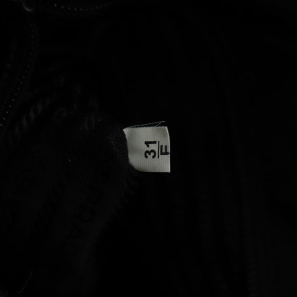 PRADA Hand Bag Nylon 2way Black Silver 1BA207 Auth 166882SAM