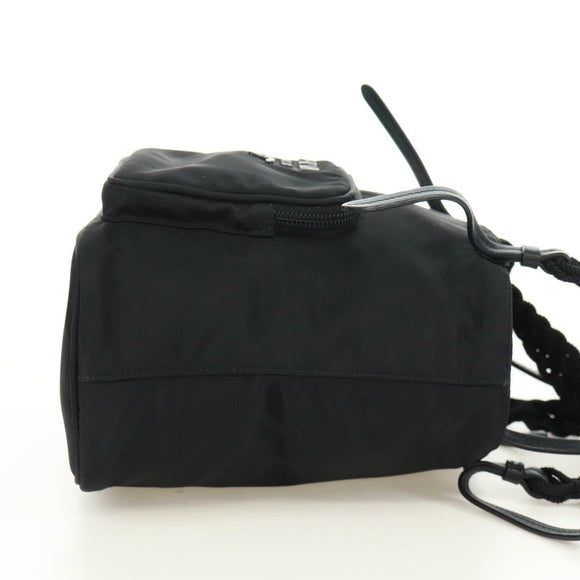 PRADA Hand Bag Nylon 2way Black Silver 1BA207 Auth 166882SAM