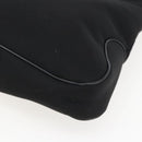 Salvatore Ferragamo Shoulder Bag Nylon Black Silver Auth 166884-15
