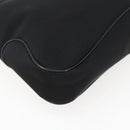 Salvatore Ferragamo Shoulder Bag Nylon Black Silver Auth 166884-16