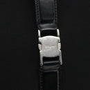 Salvatore Ferragamo Shoulder Bag Nylon Black Silver Auth 166884-17