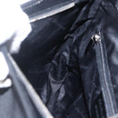 Salvatore Ferragamo Shoulder Bag Nylon Black Silver Auth 166884-19