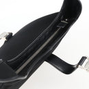 Salvatore Ferragamo Shoulder Bag Nylon Black Silver Auth 166884-6