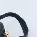 SAINT LAURENT Backpack Leather Navy Gold Auth 166885-8