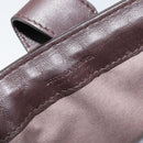 BOTTEGA VENETA INTRECCIATO iPad-hoes Leer Donkerbruin Auth 166887-9