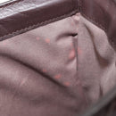 BOTTEGA VENETA INTRECCIATO iPad-hoes Leer Donkerbruin Auth 166887-12