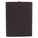 BOTTEGA VENETA INTRECCIATO iPad-hoes Leer Donkerbruin Auth 166887-13