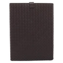 BOTTEGA VENETA INTRECCIATO iPad-hoes Leer Donkerbruin Auth 166887-2