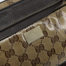 GUCCI GG Crystal Shoulder Bag Outlet Beige Gold 336672 Auth 166890A-17