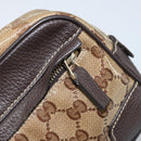 GUCCI GG Crystal Shoulder Bag Outlet Beige Gold 336672 Auth 166890A-22