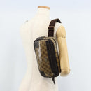 GUCCI GG Crystal Shoulder Bag Outlet Beige Gold 336672 Auth 166890A-24