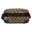 GUCCI GG Crystal Shoulder Bag Outlet Beige Gold 336672 Auth 166890A-2