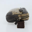 GUCCI GG Crystal Shoulder Bag Outlet Beige Gold 336672 Auth 166890A-3