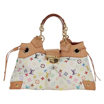 LOUIS VUITTON Monogram Multicolor Ursula Tote Bag White M40123 LV Auth 166892V - 0