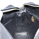 CHANEL Chain Shoulder Bag Caviar Skin Black Gold CC Auth 166896SAV-18