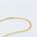 CHANEL Chain Shoulder Bag Caviar Skin Black Gold CC Auth 166896SAV-8