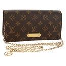 LOUIS VUITTON Monogram Chainlily Wallet M82509 LV Auth 166899SM-1
