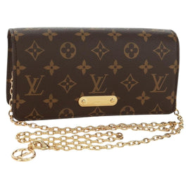 LOUIS VUITTON Monogram Chainlily Wallet M82509 LV Auth 166899SM