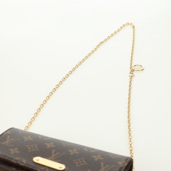 LOUIS VUITTON Monogram Chainlily Wallet M82509 LV Auth 166899SM