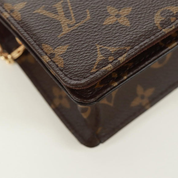 LOUIS VUITTON Monogram Chainlily Wallet M82509 LV Auth 166899SM