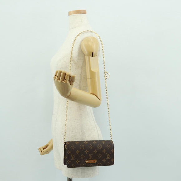 LOUIS VUITTON Monogram Chainlily Wallet M82509 LV Auth 166899SM