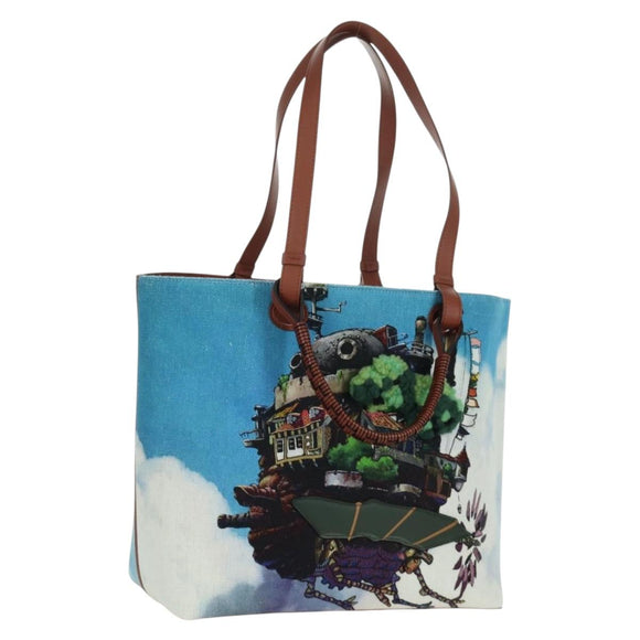 LOEWE × Studio Ghibli Howl's Moving Castle Anagram Bag Canvas Auth 166901SM