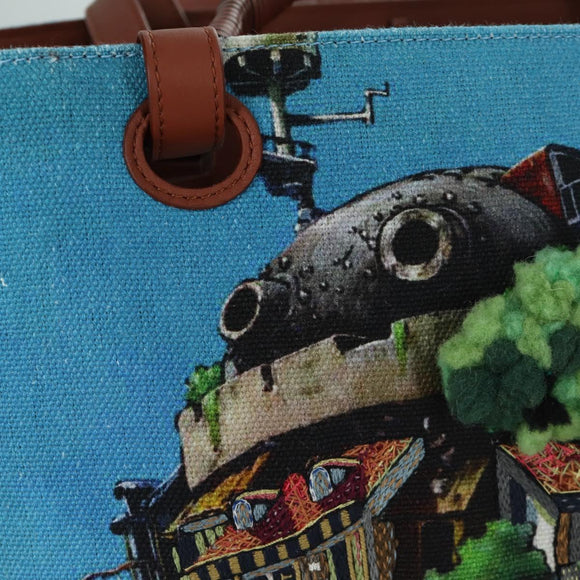 LOEWE × Studio Ghibli Howl's Moving Castle Anagram Bag Canvas Auth 166901SM