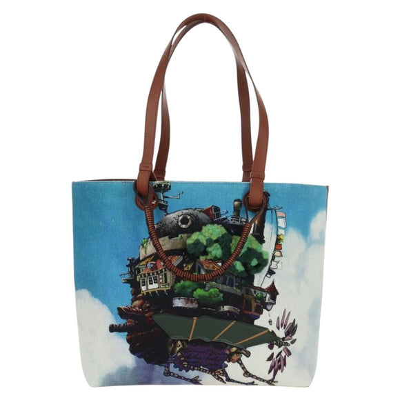 LOEWE × Studio Ghibli Howl's Moving Castle Anagram Bag Canvas Auth 166901SM