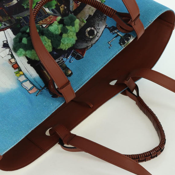 LOEWE × Studio Ghibli Howl's Moving Castle Anagram Bag Canvas Auth 166901SM