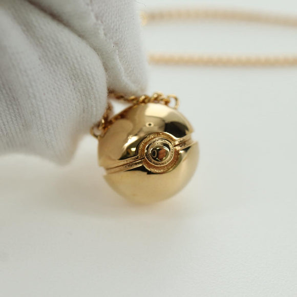 FENDI FENDI x FRGMT x POKÉMON Pokball Design Necklace metal Gold Auth 166902SM