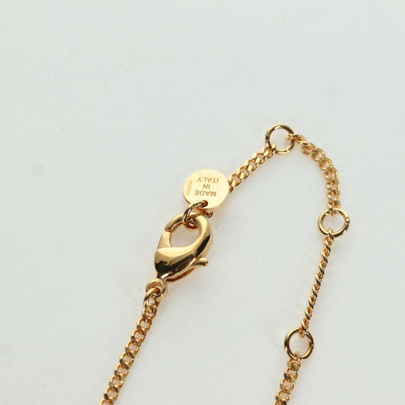 FENDI FENDI x FRGMT x POKÉMON Pokball Design Necklace metal Gold Auth 166902SM