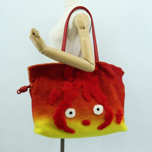 LOEWE × Ghibli Calcifer Flamenco Howl's Moving Castle Bag Shearing Auth 166906SM