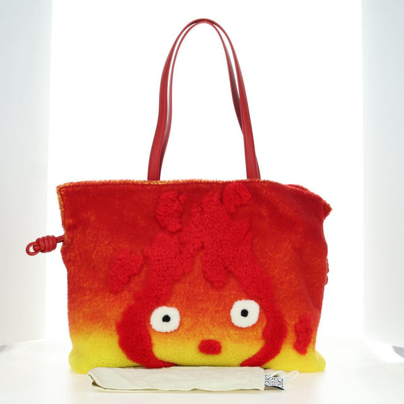 LOEWE × Ghibli Calcifer Flamenco Howl's Moving Castle Bag Shearing Auth 166906SM