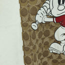 Coach COACH × Disney Mickey Short Sleeved T Shirt Cotton White Auth 166915M-5