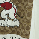 Coach COACH × Disney Mickey Short Sleeved T Shirt Cotton White Auth 166915M-6