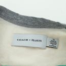 Coach COACH × SNOOPY Snoopy Short Sleeved T Shirt Cotton White Auth 166916M-8