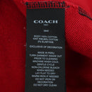 Coach COACH x Disney Mickey Mouse Hoodie Cotton Red Auth 166931M-10