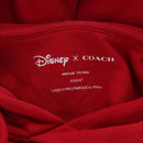 Coach COACH x Disney Mickey Mouse Hoodie Cotton Red Auth 166931M-8