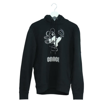 Coach COACH x Disney Mickey Mouse Hoodie Cotton Black Auth 166933M