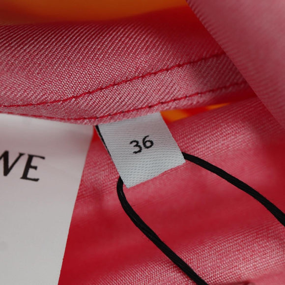 LOEWE × Studio Ghibli Polo Shirt Howl's Moving Castle Silk Red Auth 166935SM