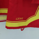 LOEWE × Studio Ghibli Polo Shirt Howl's Moving Castle Silk Red Auth 166935SM-3
