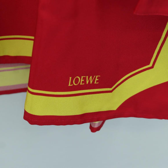 LOEWE × Studio Ghibli Polo Shirt Howl's Moving Castle Silk Red Auth 166935SM