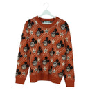 GUCCI GUCCI x Disney Knit Sweater Wool Orange Auth 166938SM-1