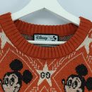 GUCCI GUCCI x Disney Knit Sweater Wool Orange Auth 166938SM-3